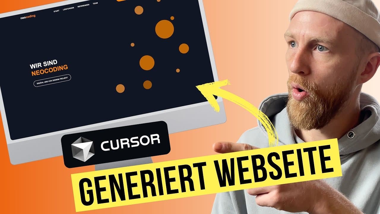 Besser als ein Profi?! Cursor AI baut meine komplette Agentur-Webseite! 😲